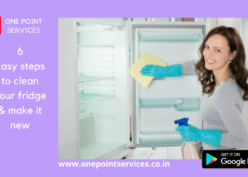6 easy steps to clean your fridge and make it new-One Point Services