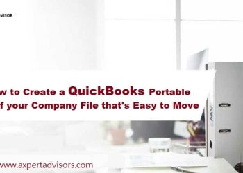 Create And Open Portable Company File In QuickBooks Desktop