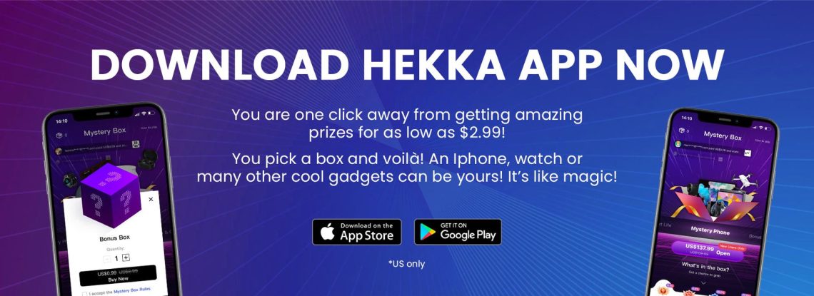 Free download Hekka APP to get magical online shopping