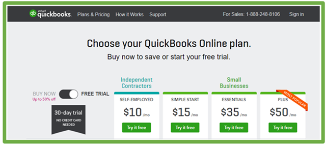 QuickBooks Online Pricing & Costs